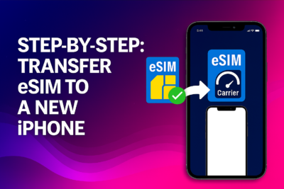 transfer esim to a new iphone