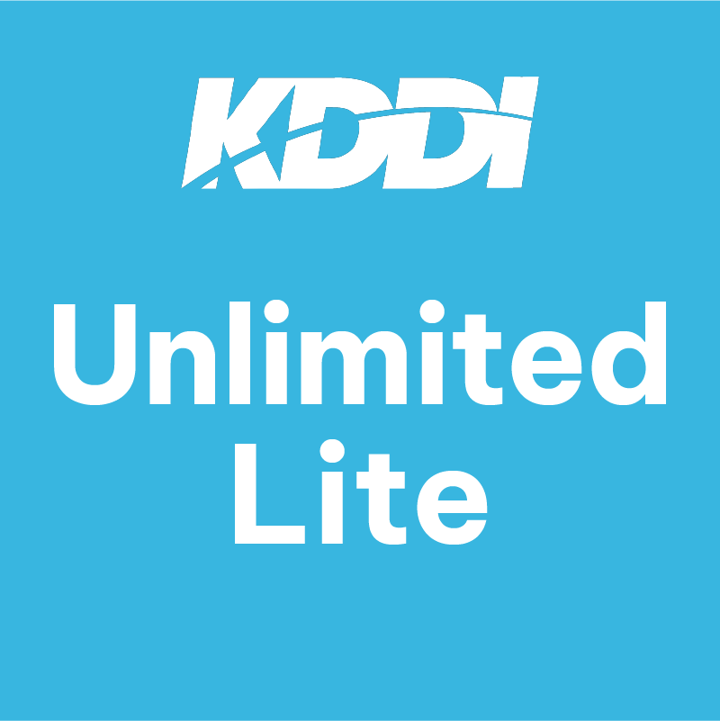 Japan Local eSIM KDDI Unlimited 4G Plan – Data-only Plan